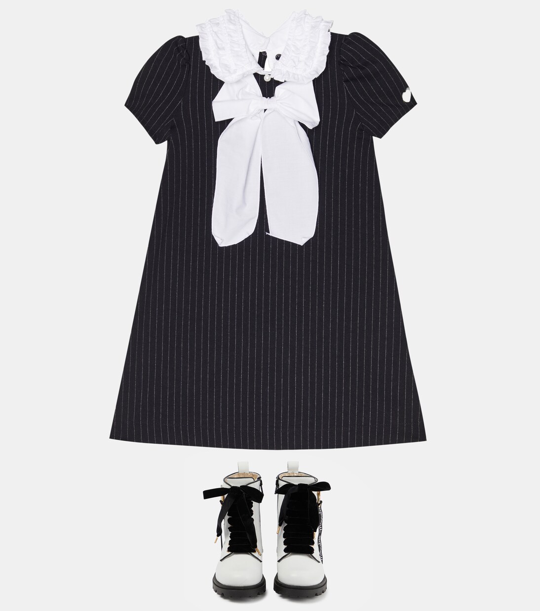 Pinstripe dress | Monnalisa