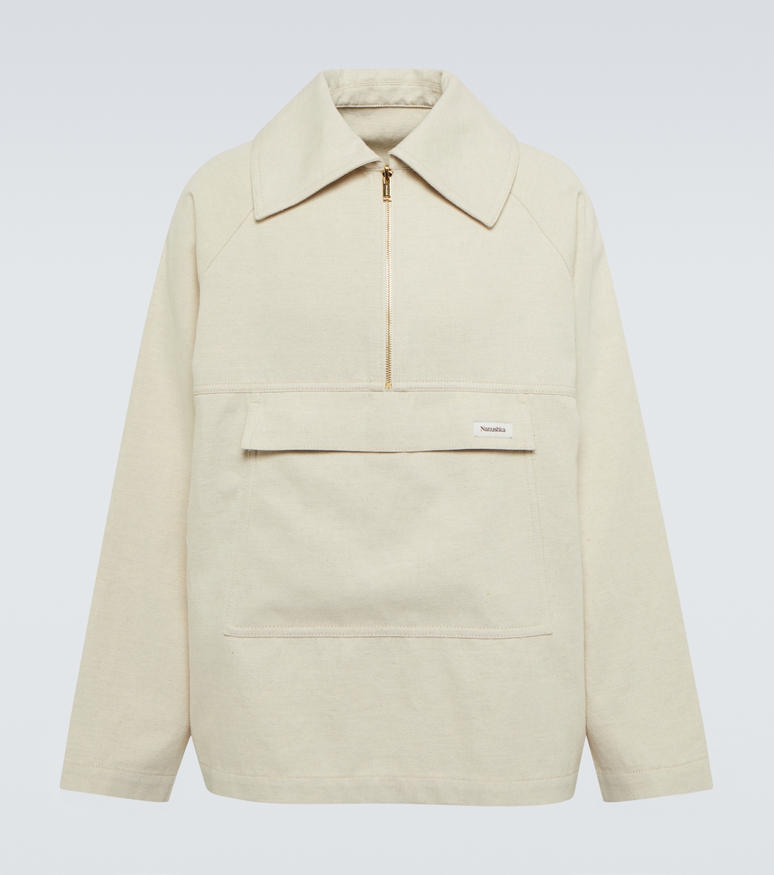 Louka cotton-blend pullover sweater | Nanushka