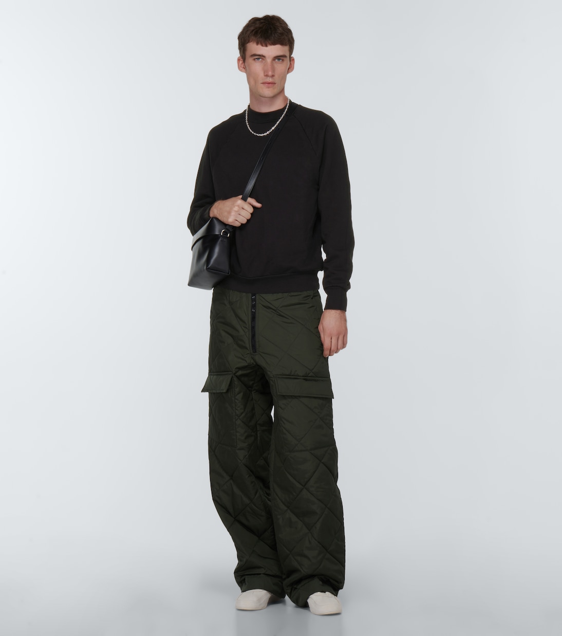 Sudadera con cuello mock de algodón | Les Tien