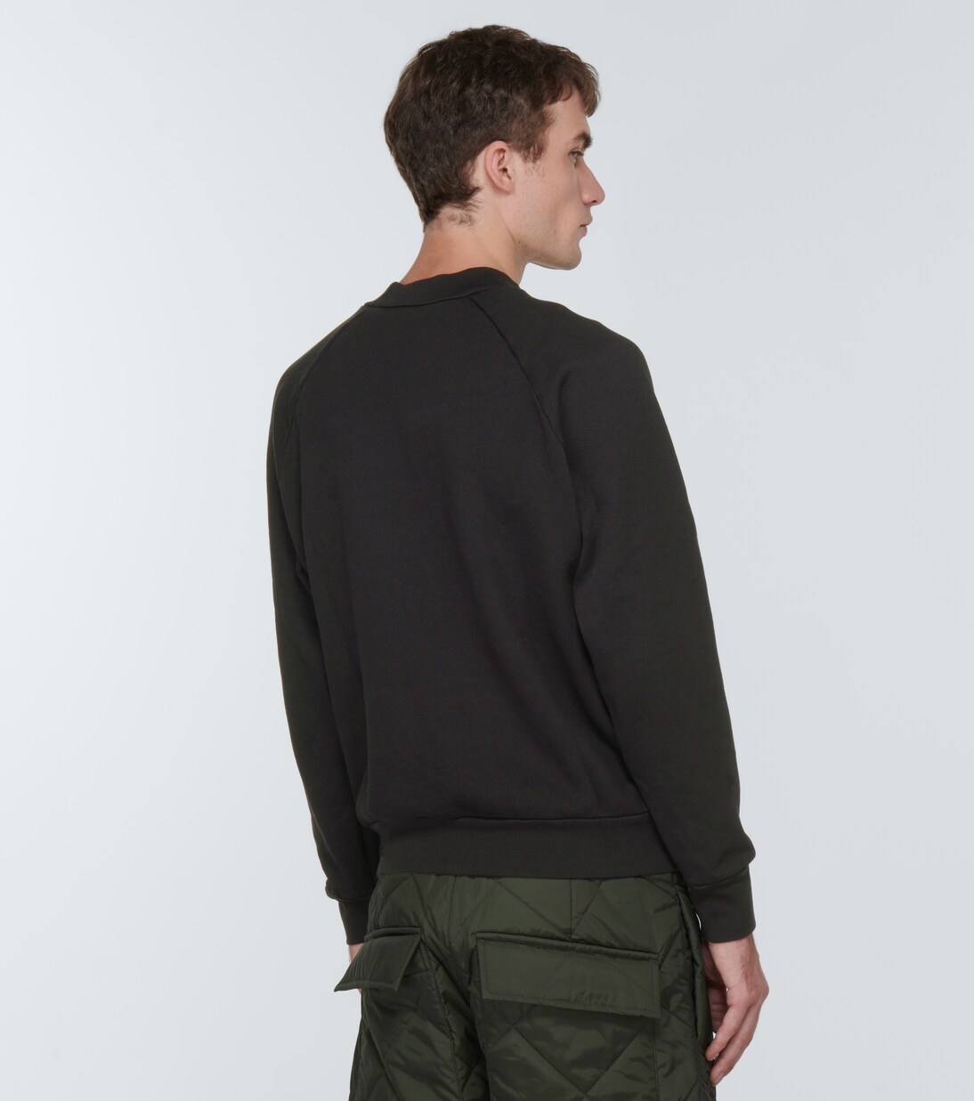 Sudadera con cuello mock de algodón | Les Tien