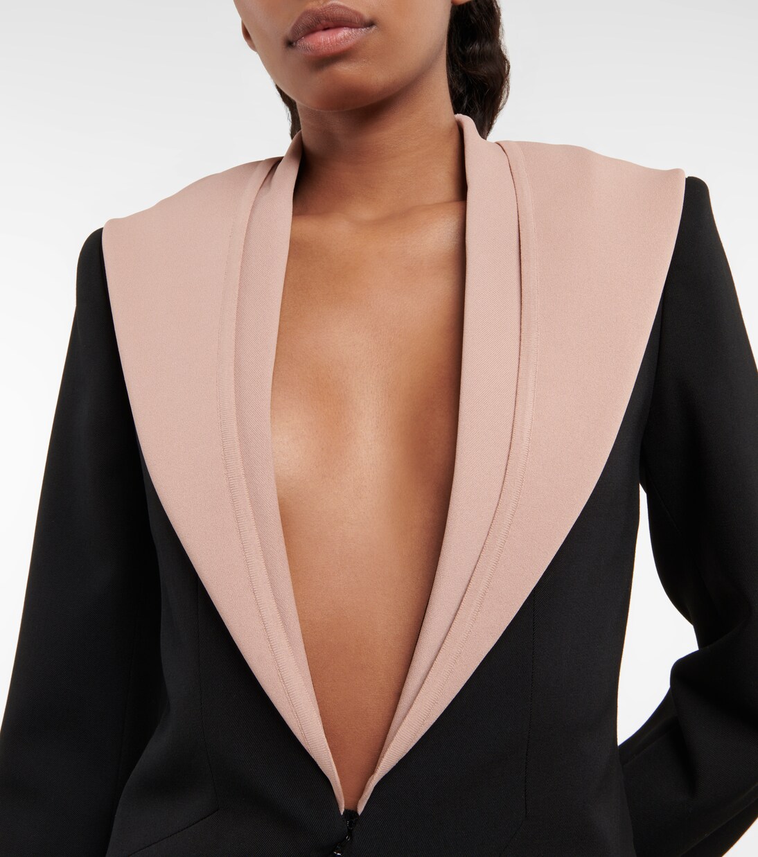 Hooded virgin wool minidress | Alaïa