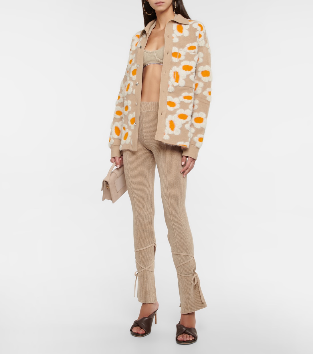 La Chemise Neve floral cardigan | Jacquemus