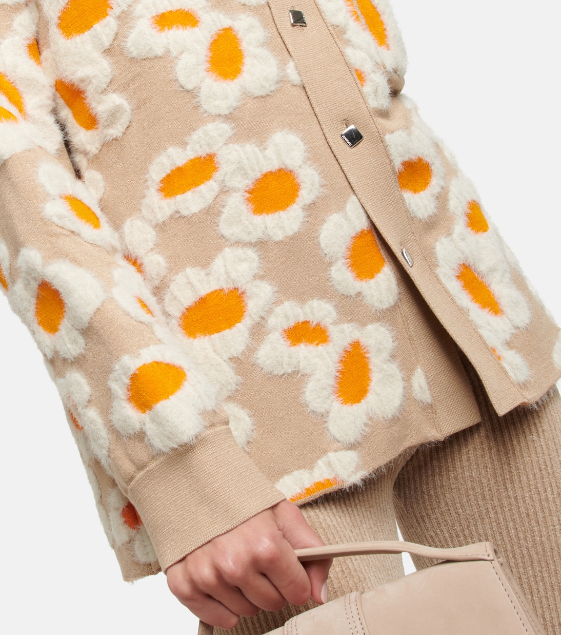 La Chemise Neve floral cardigan | Jacquemus