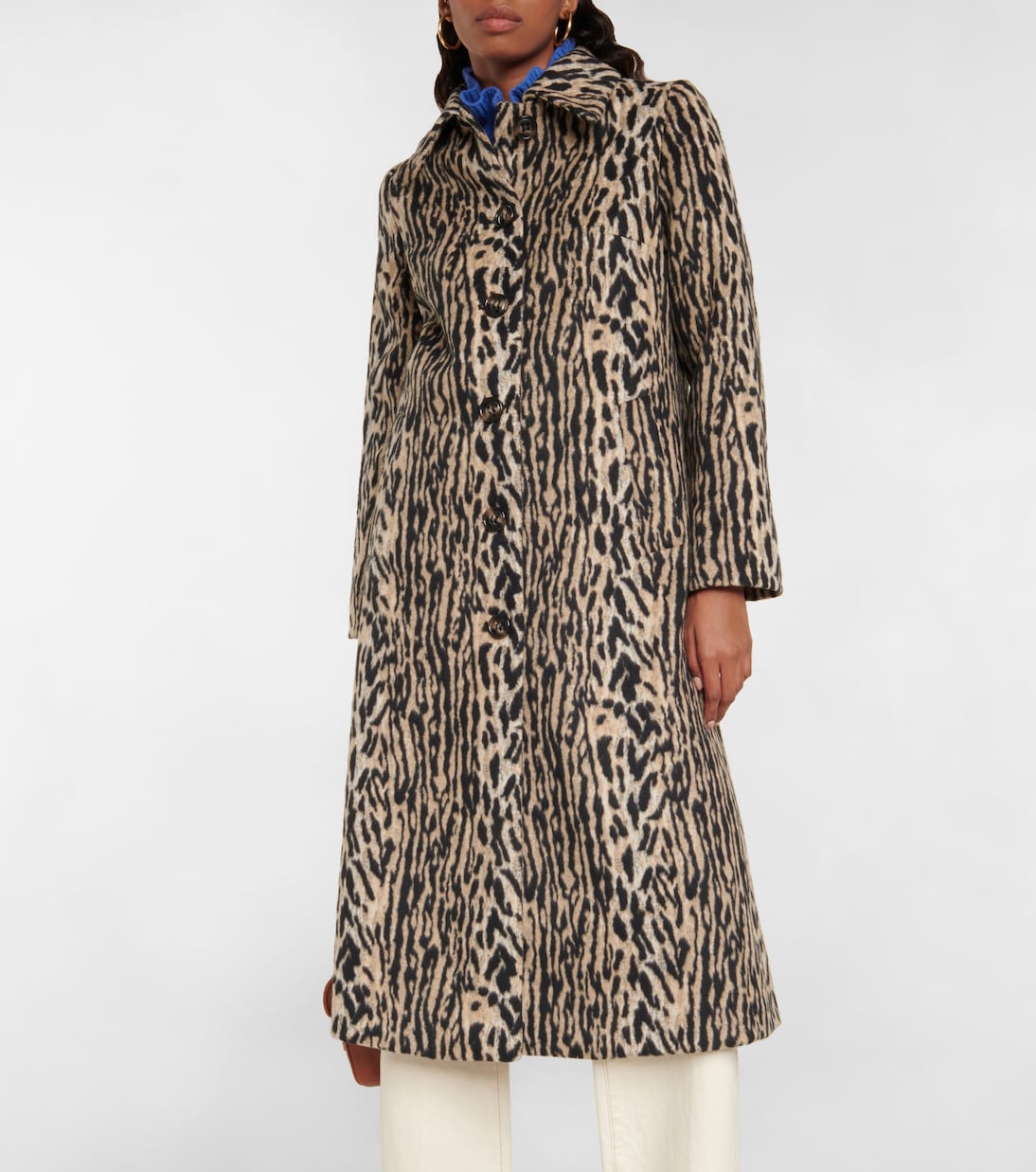 Manteau Milly à motif léopard | Rixo