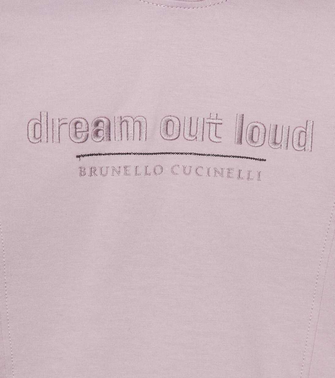 Embroidered cotton hoodie | Brunello Cucinelli Kids