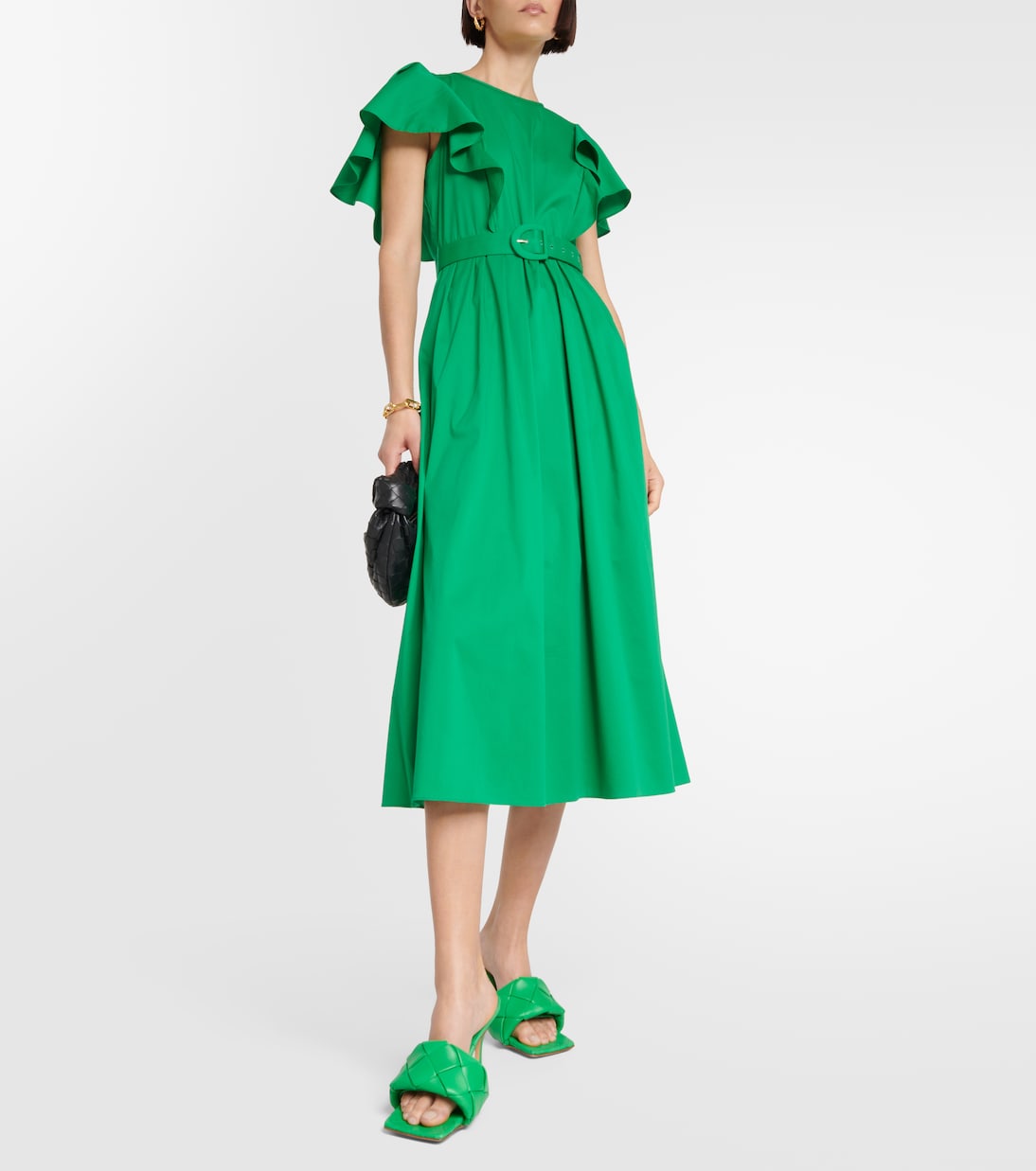 Abito midi con ruches | Diane von Furstenberg