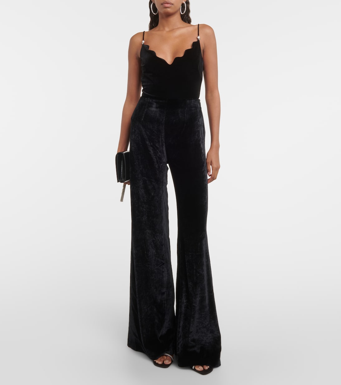 Leggings Pat aus Samt | Galvan