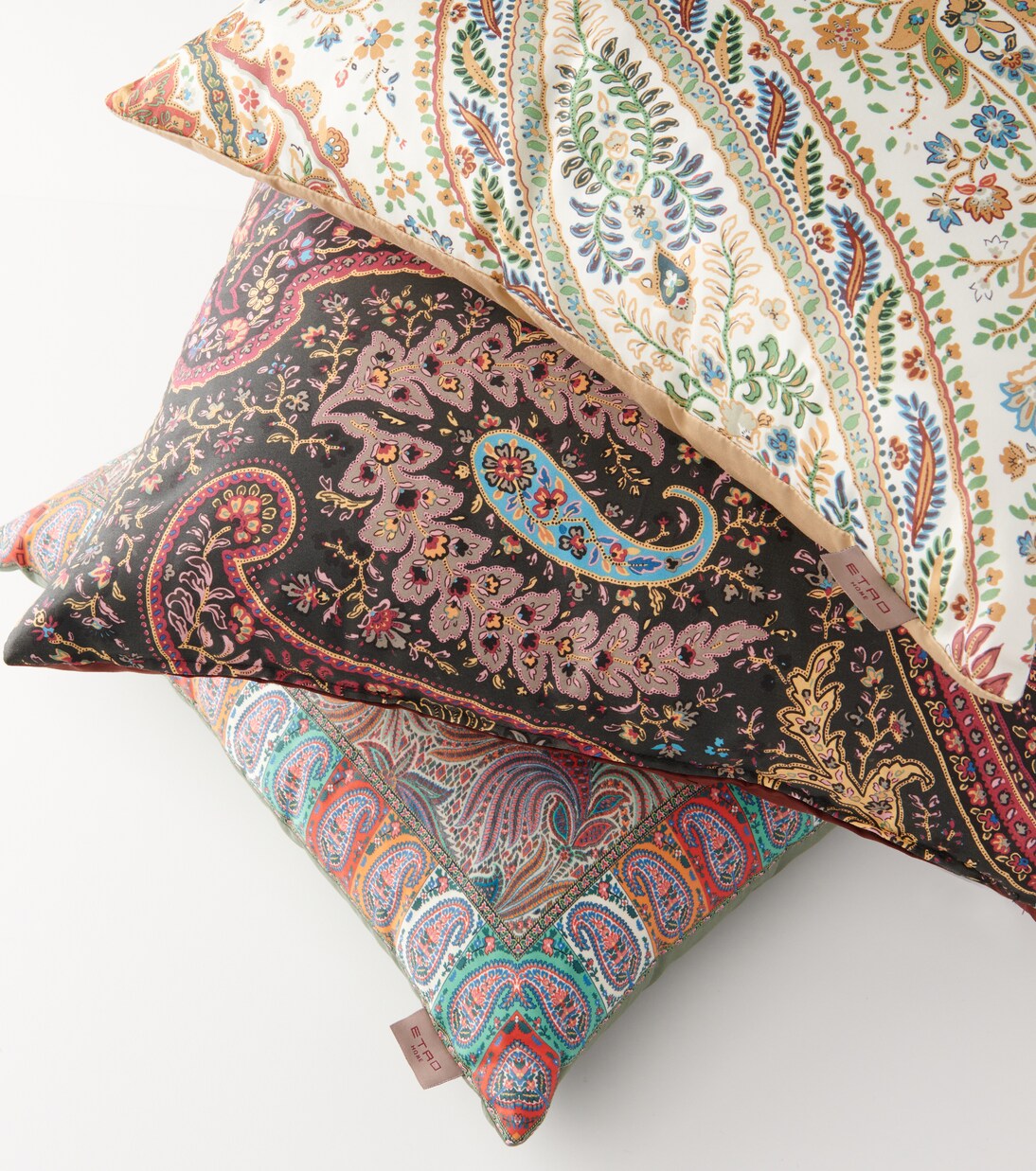 Embroidered cotton cushion | Etro