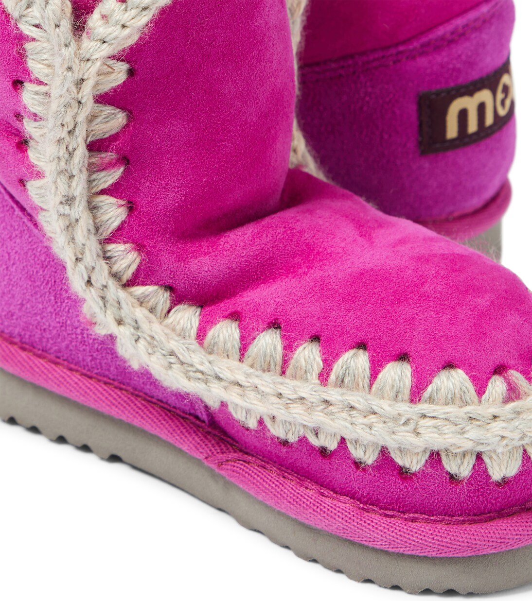 Shearling-lined suede boots | Mou Kids