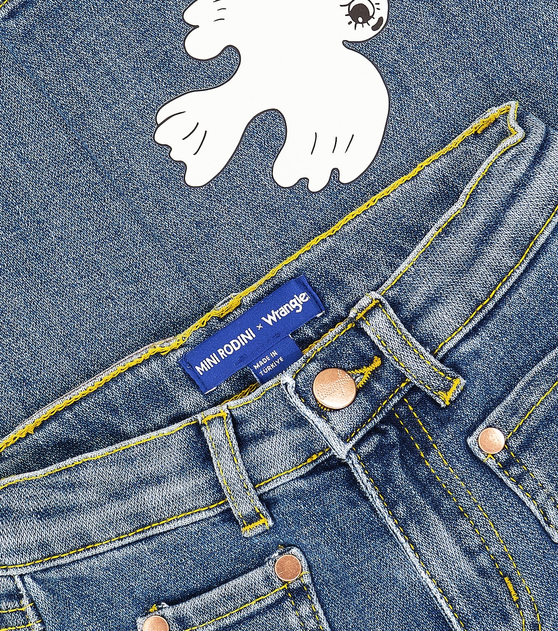 x Wrangler Peace Dove flared jeans | Mini Rodini