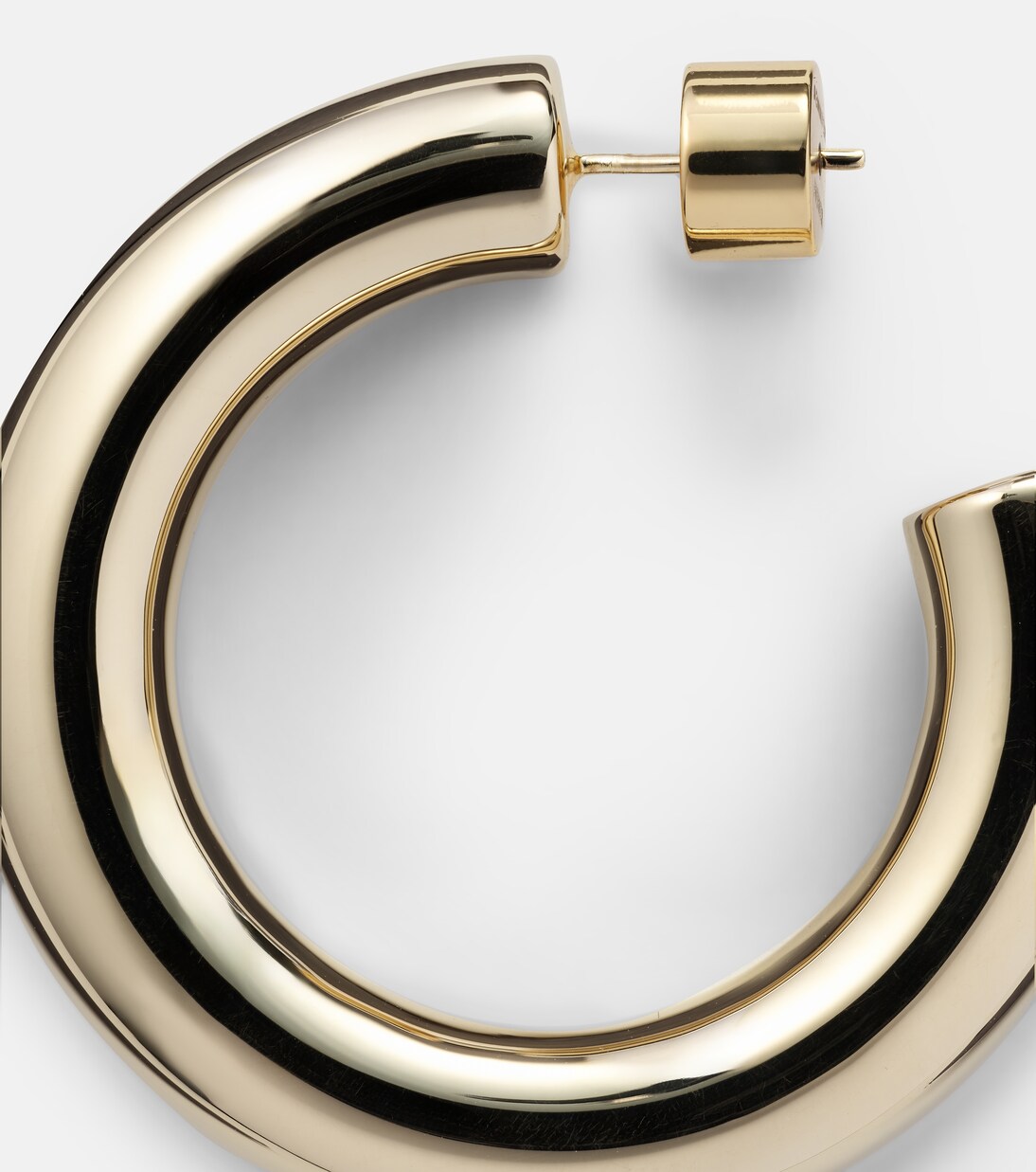 Pendientes de aro Jamma Mini chapados en oro de 10 ct | Jennifer Fisher