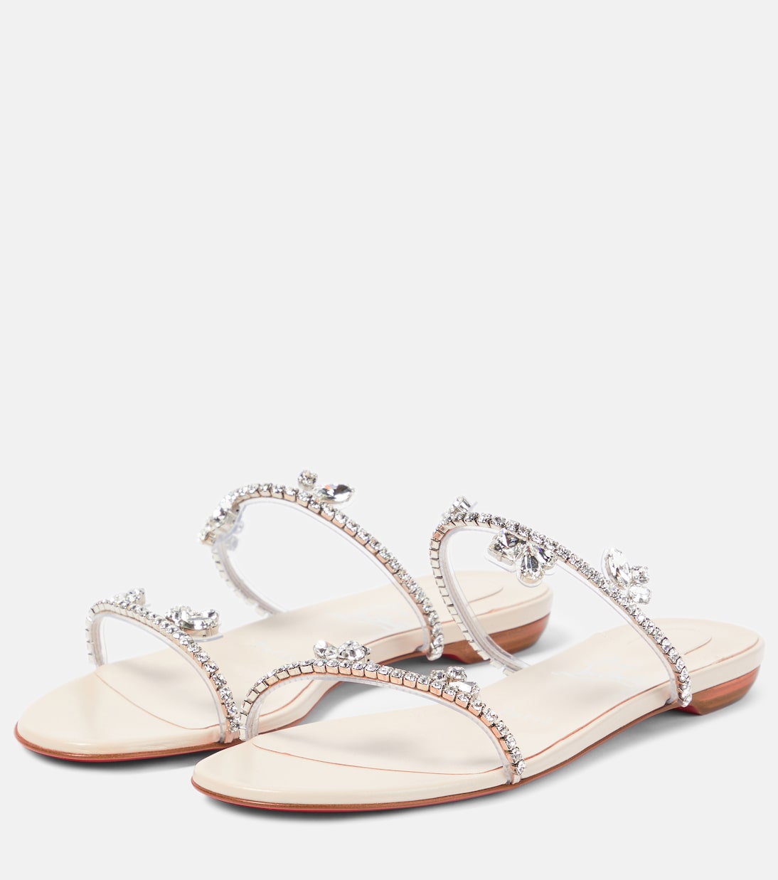 Just Queenie leather and PVC sandals | Christian Louboutin