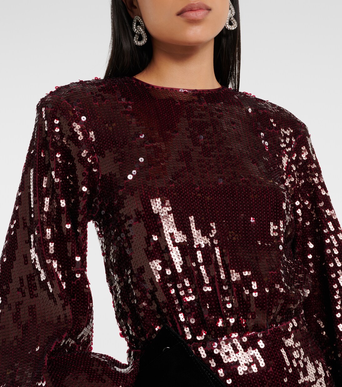 Maxikleid mit Pailletten | Rotate