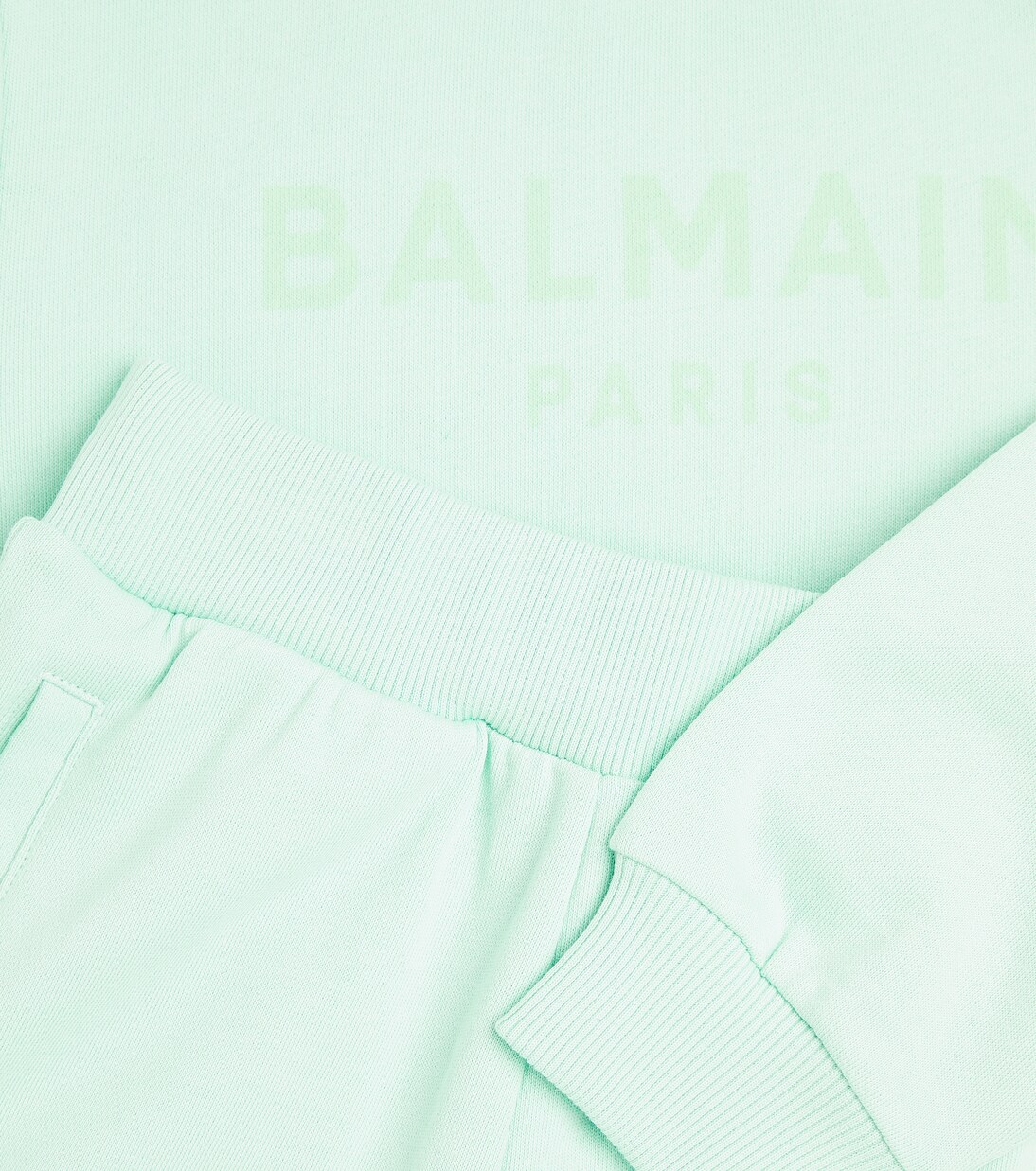 Cotton jersey tracksuit | Balmain Kids