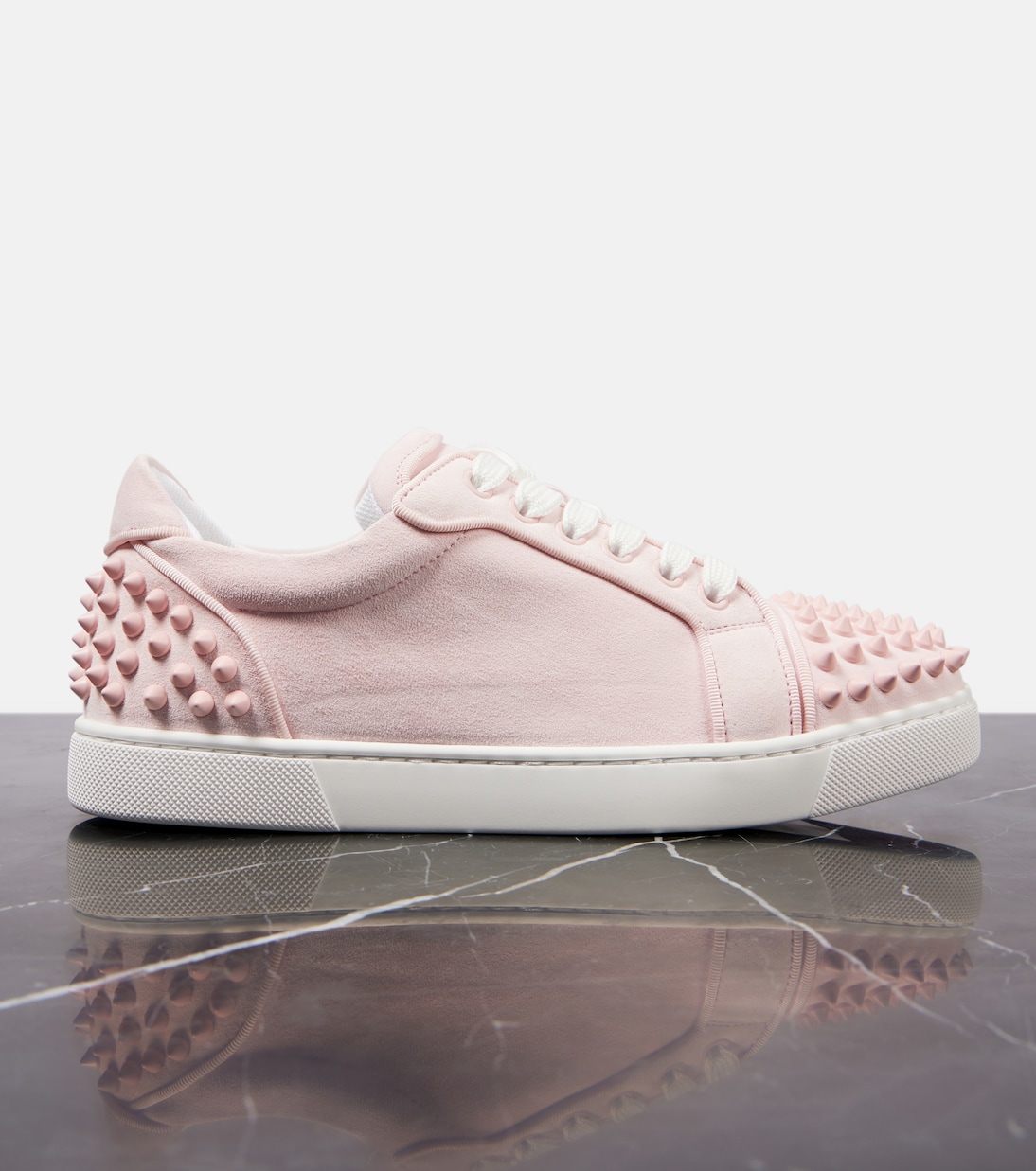Vieira 2 studded leather sneakers | Christian Louboutin