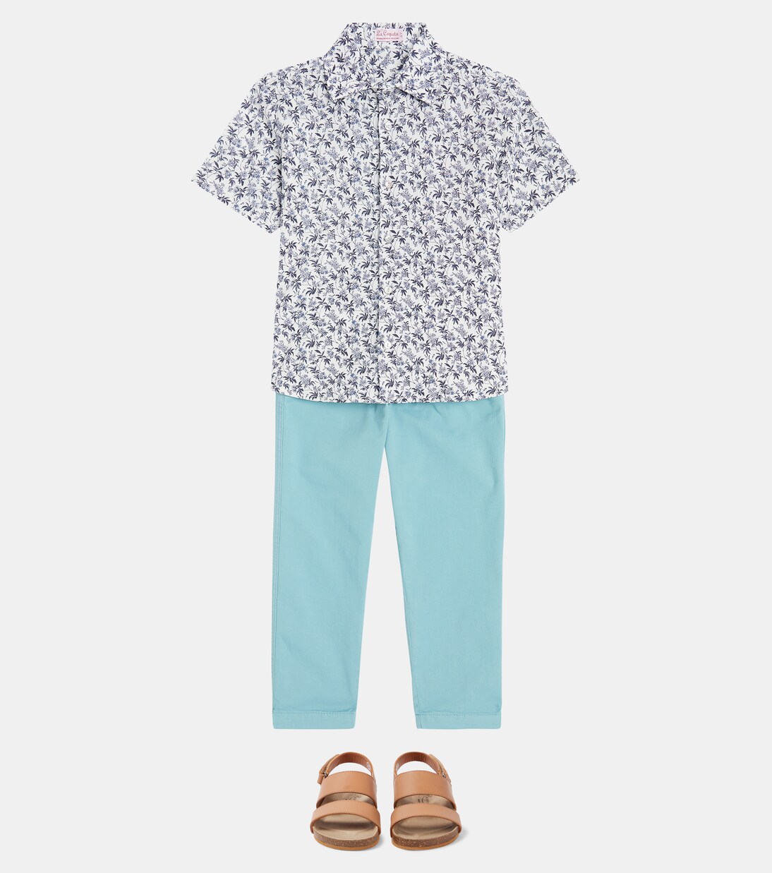 Francisco floral linen-blend shirt | La Coqueta