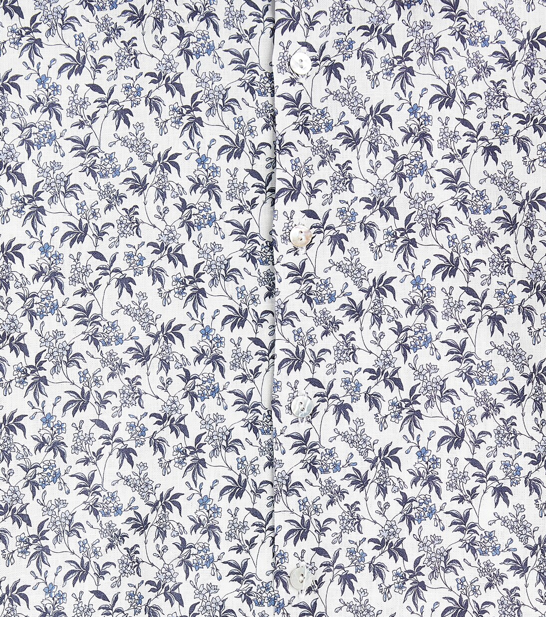 Francisco floral linen-blend shirt | La Coqueta