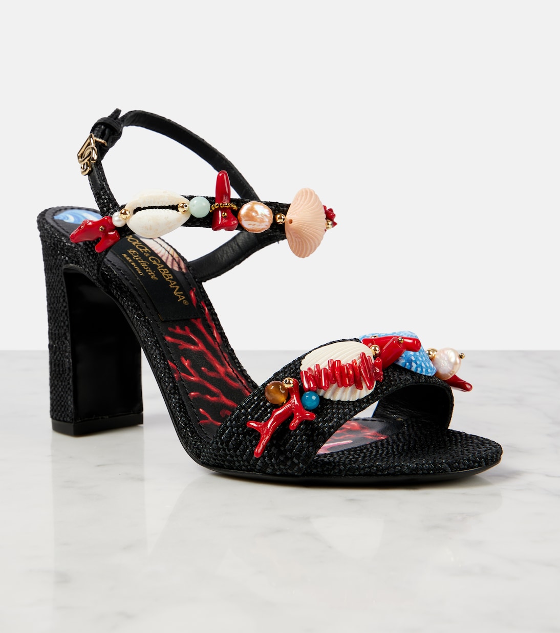 Verzierte Sandalen Kiera Sophia Capri | Dolce&Gabbana