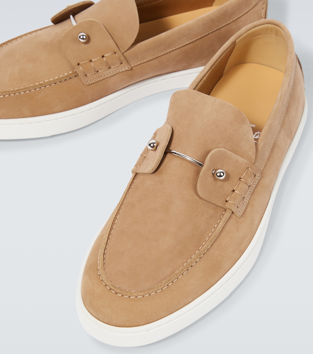 Chambeliboat leather boat shoes | Christian Louboutin
