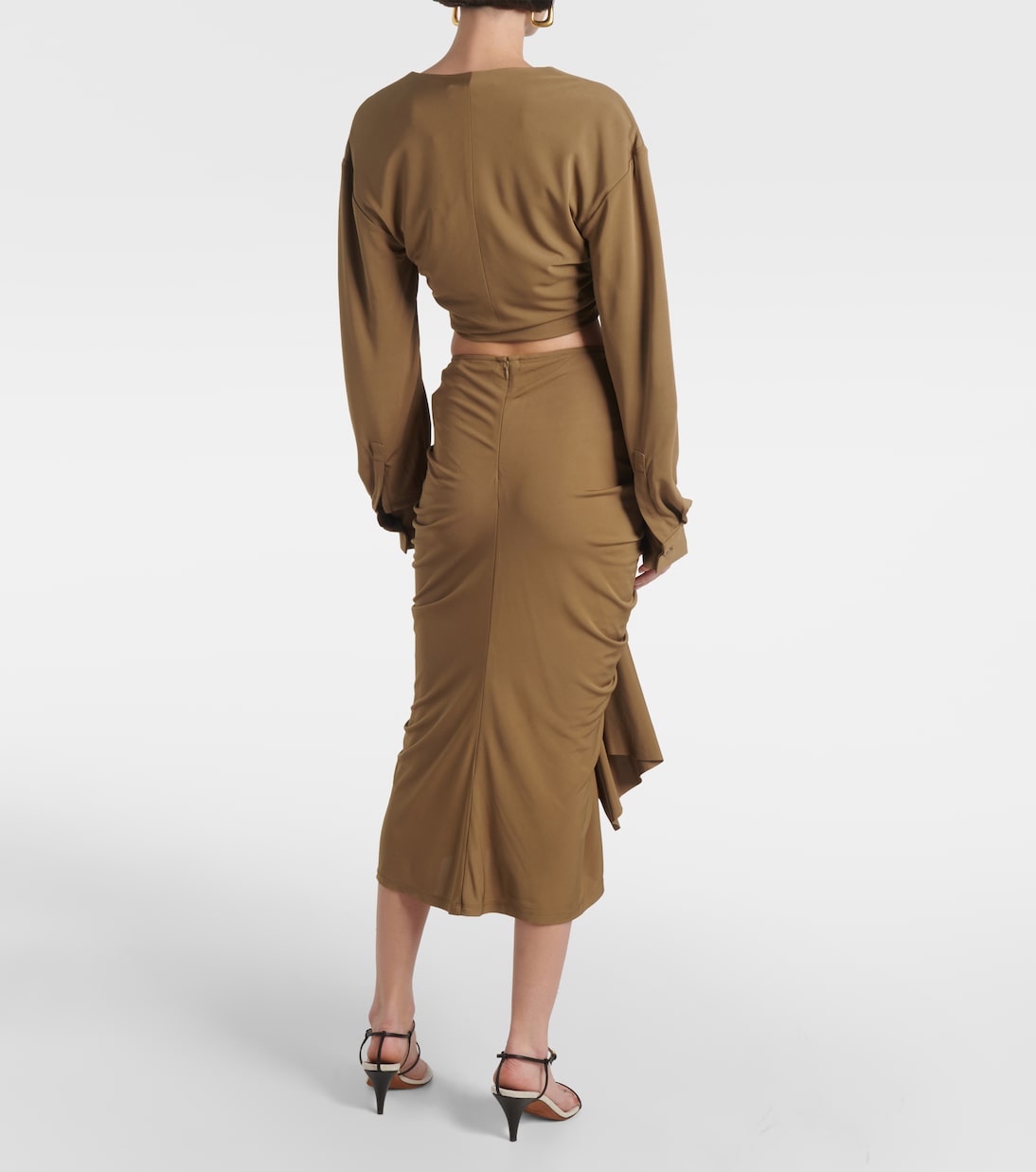 Vivenda jersey crop top | Christopher Esber