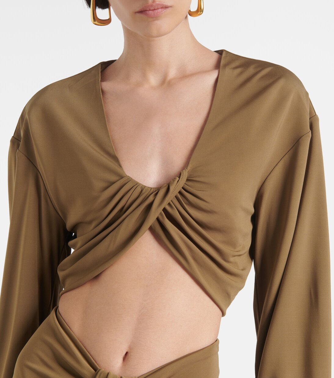 Vivenda jersey crop top | Christopher Esber