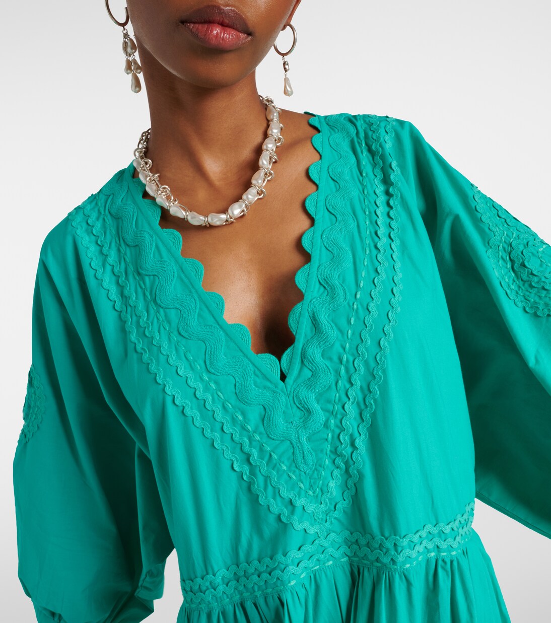 Maxikleid aus Baumwollpopeline | Juliet Dunn