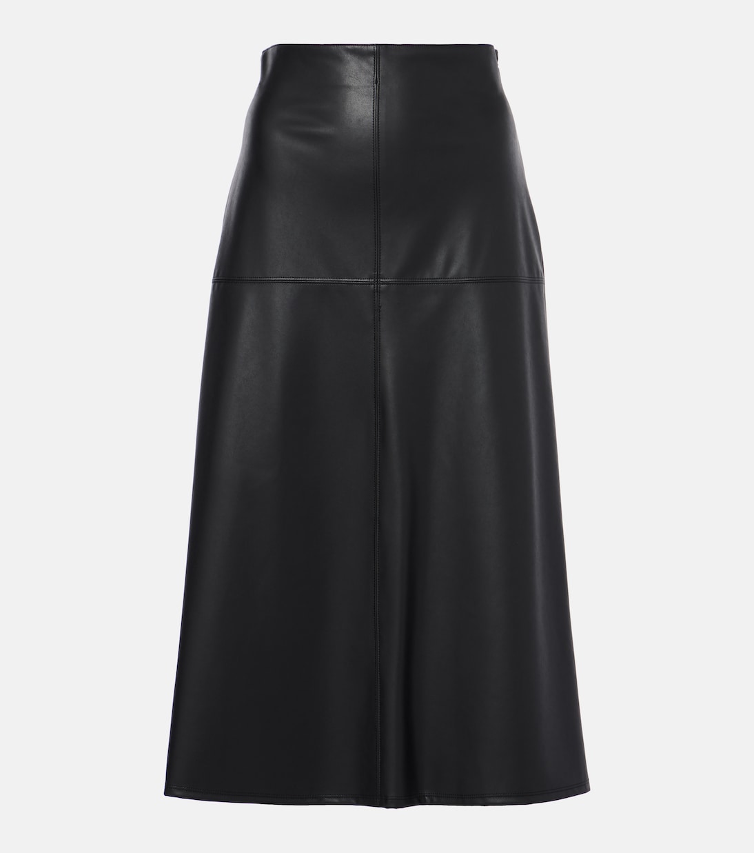 Leisure Scilli coated jersey midi skirt | Max Mara