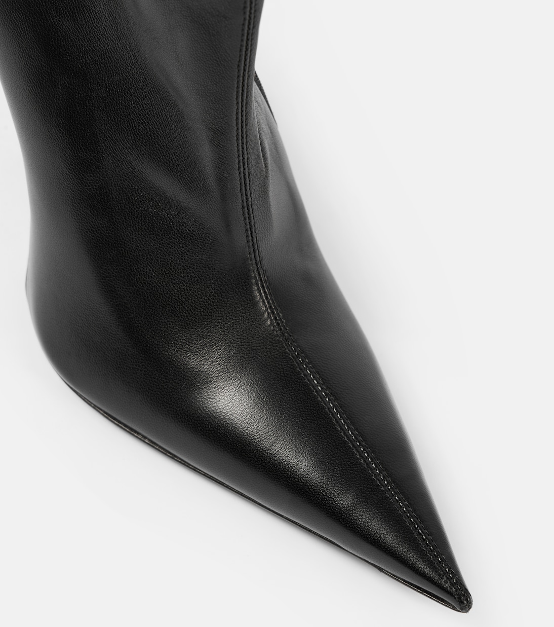 Avenue leather over-the-knee boots | Balenciaga