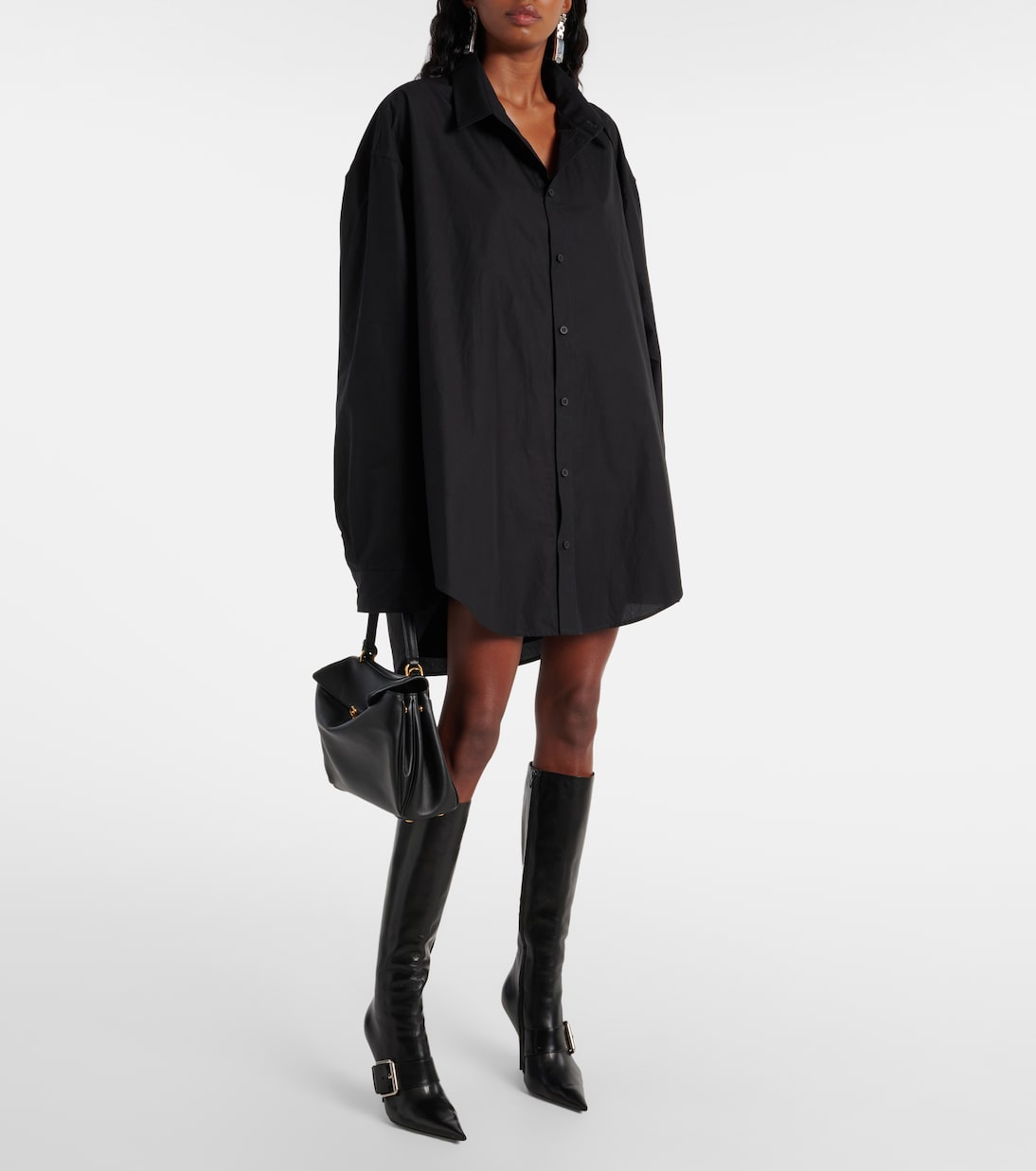 Hemdblusenkleid aus Baumwolle | Balenciaga