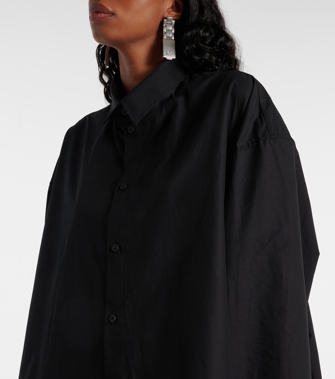 Hemdblusenkleid aus Baumwolle | Balenciaga