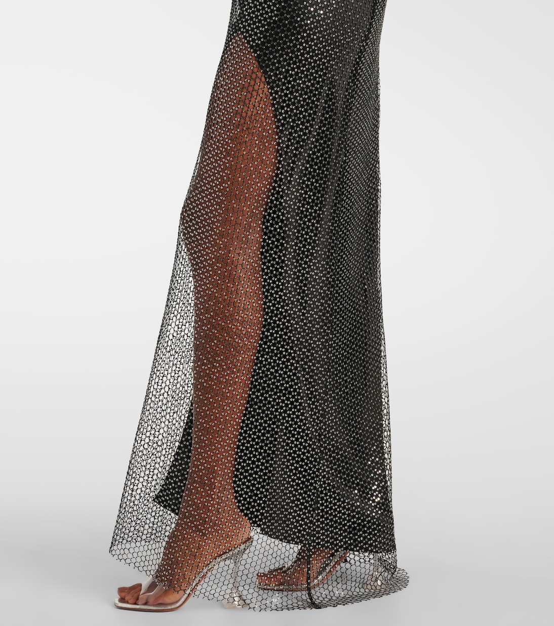 Sequined one-shoulder gown | The Sei