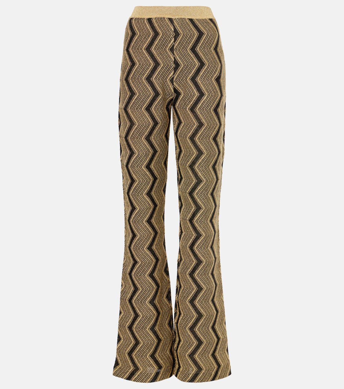 Schlaghose aus Häkelstrick | Missoni