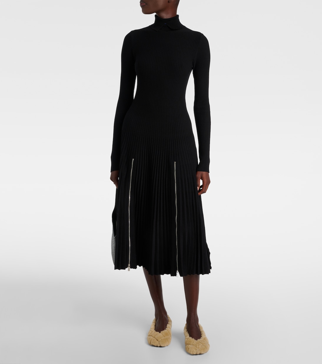 Baby quilted shearling ballet flats | Burberry