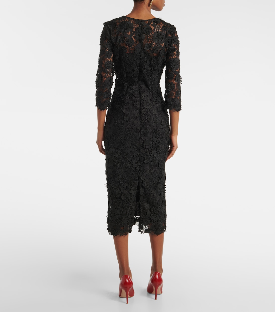 Midikleid aus Spitze | Carolina Herrera