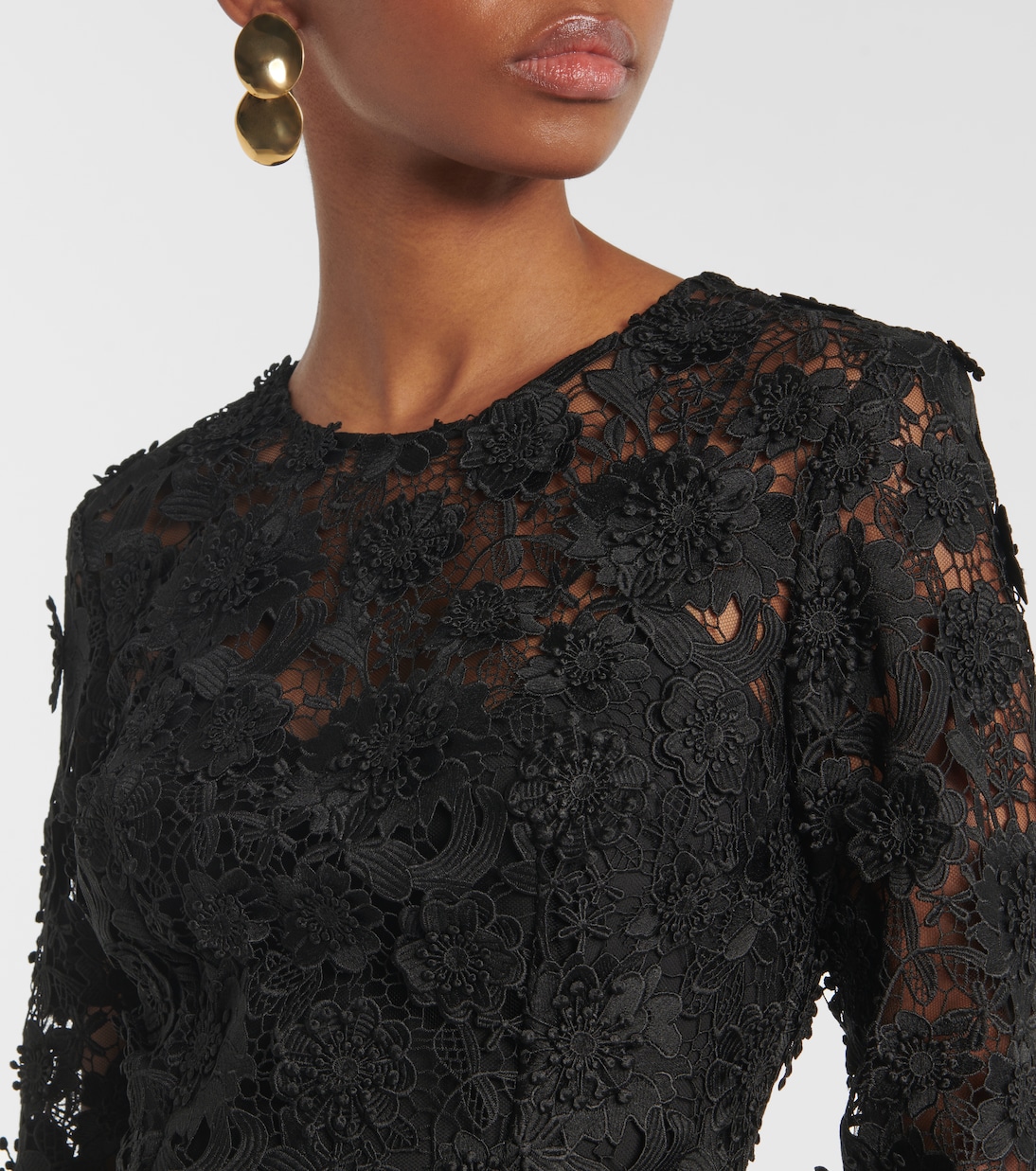 Midikleid aus Spitze | Carolina Herrera