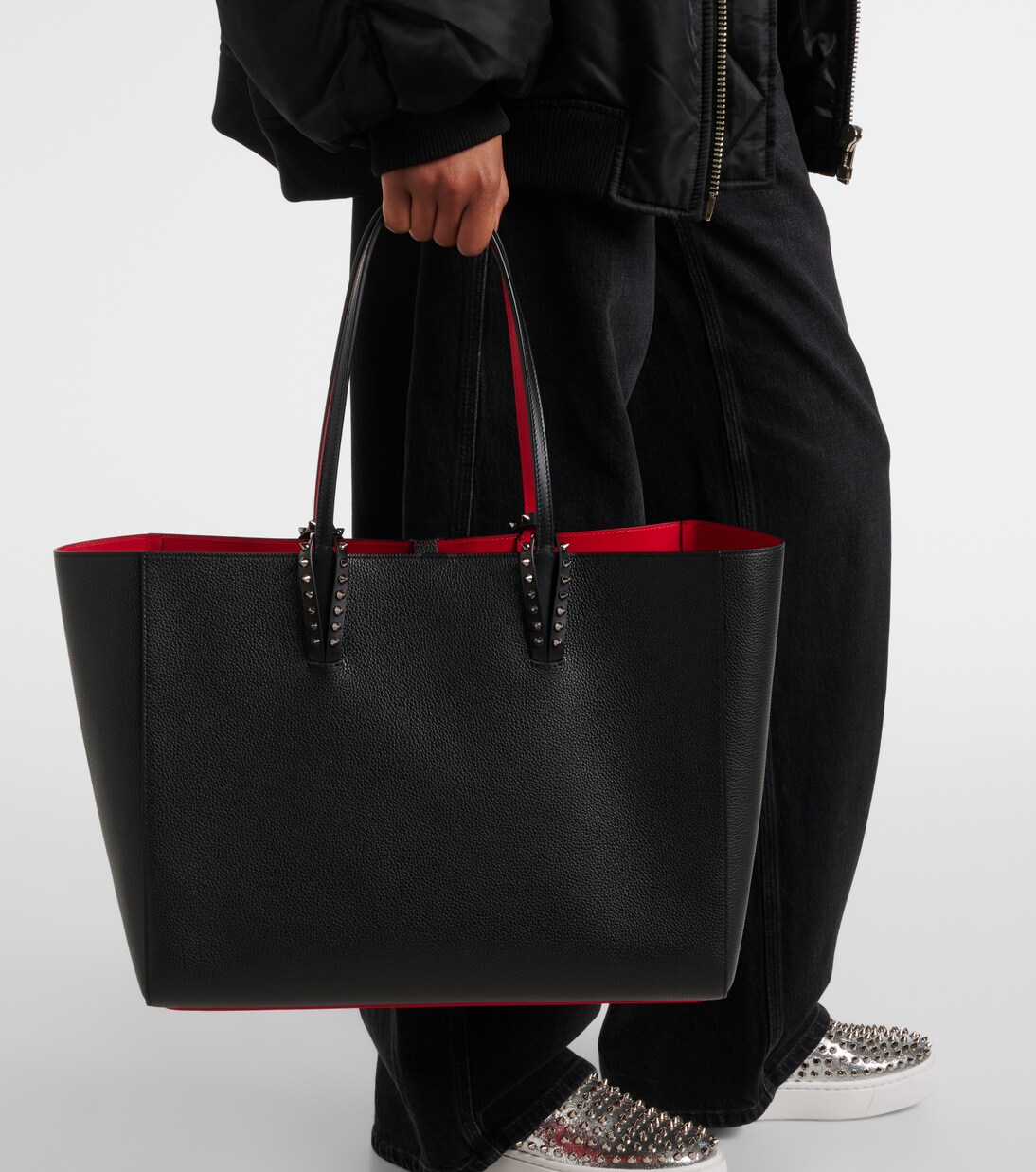 Tote Cabata Large de piel | Christian Louboutin