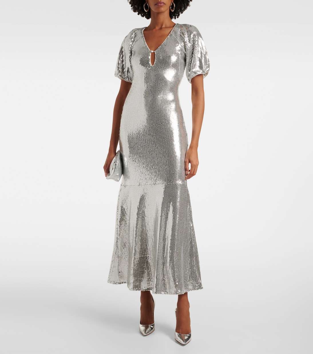 Robe midi à sequins | Rotate