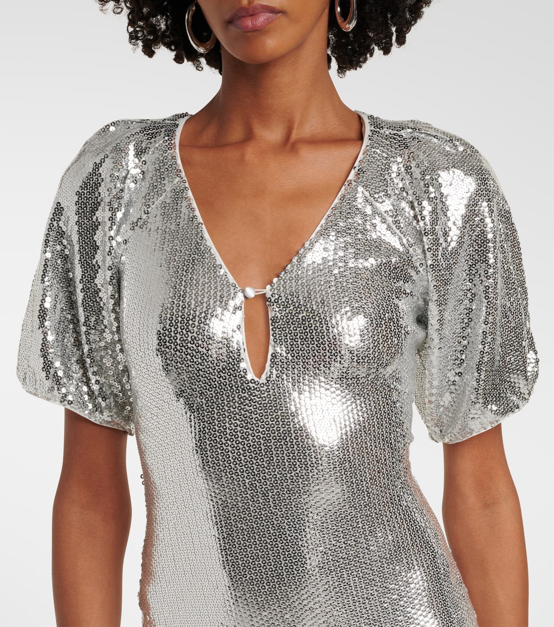 Robe midi à sequins | Rotate