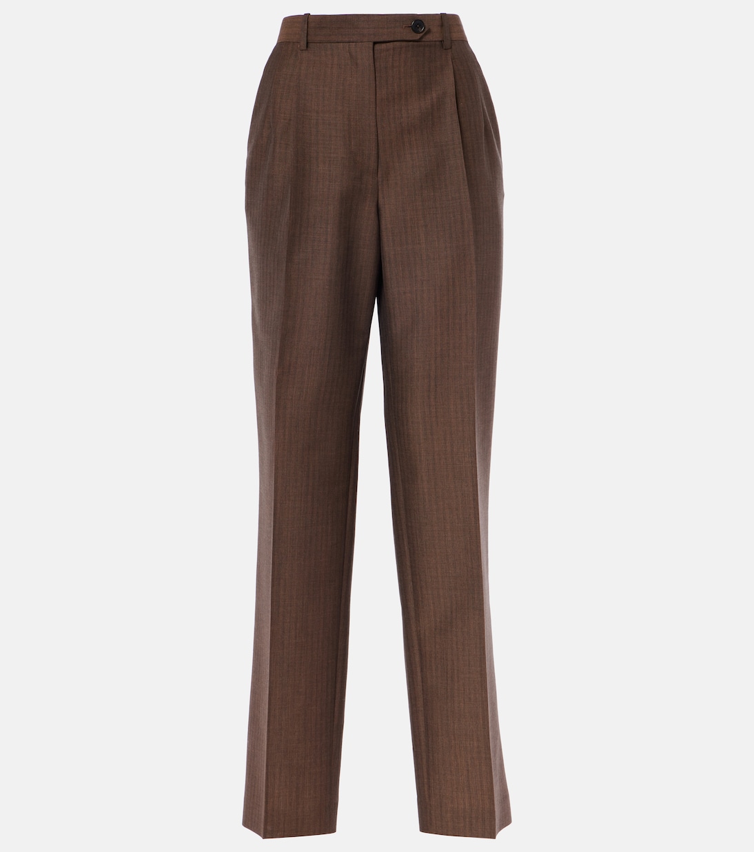 Norbert mohair and wool straight pants | The Row