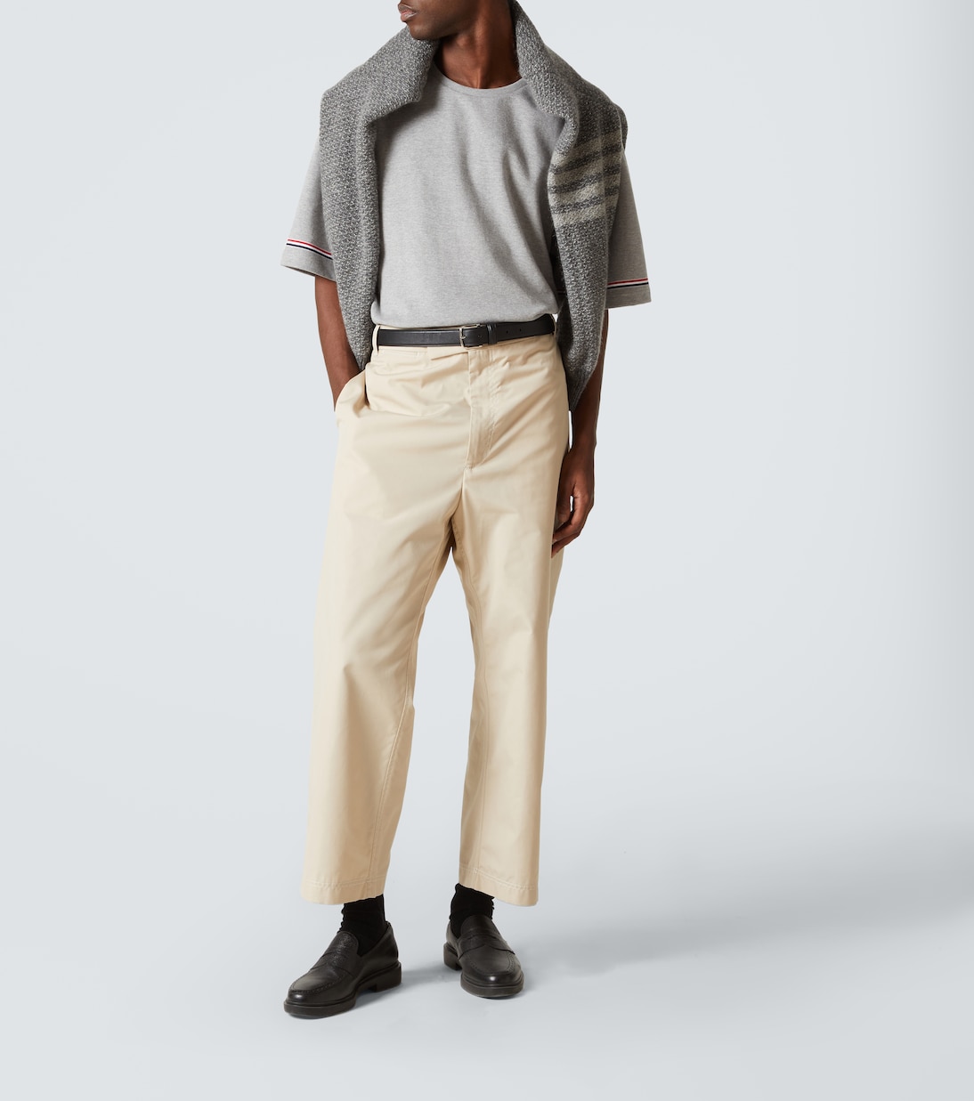 T-Shirt 4-Bar aus Baumwolle | Thom Browne