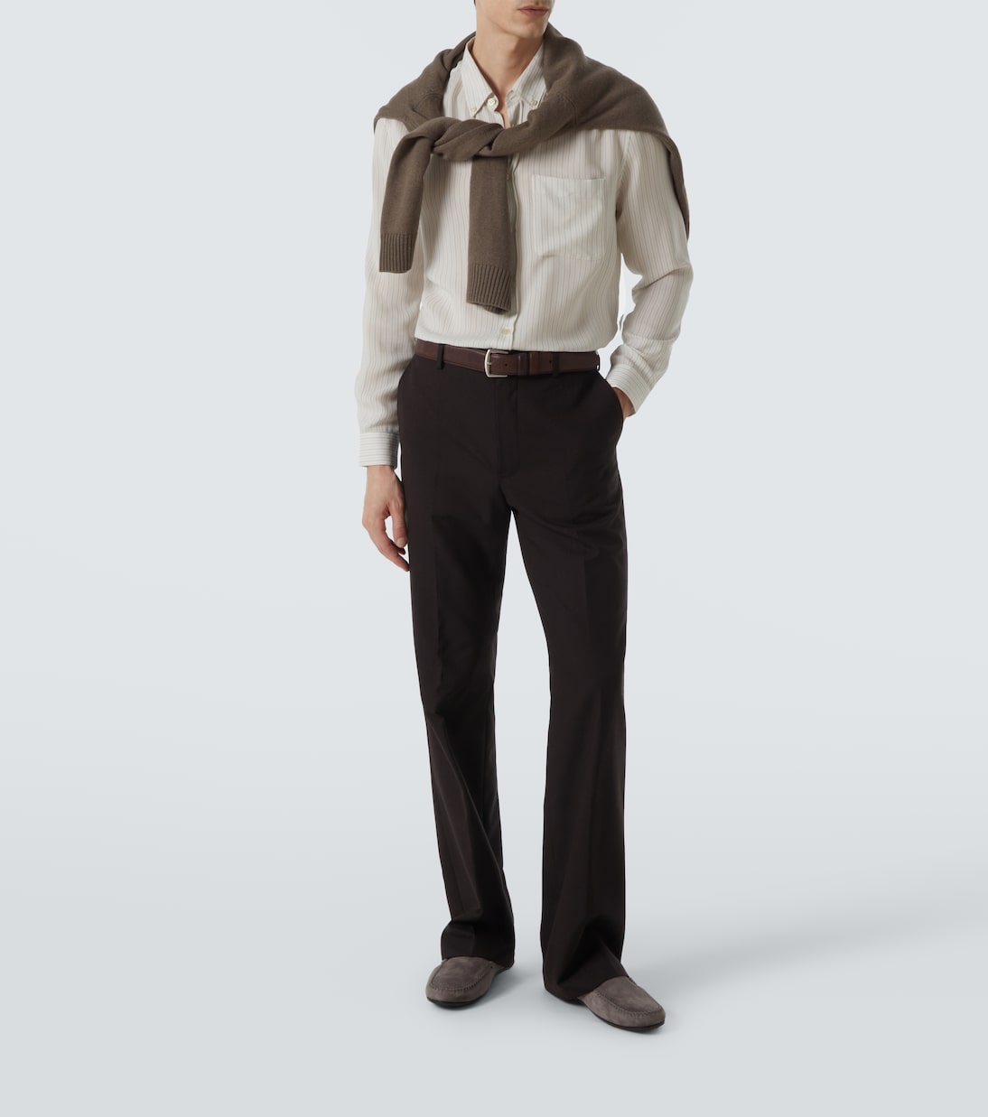 Slip-Ons Alder aus Veloursleder | Manolo Blahnik