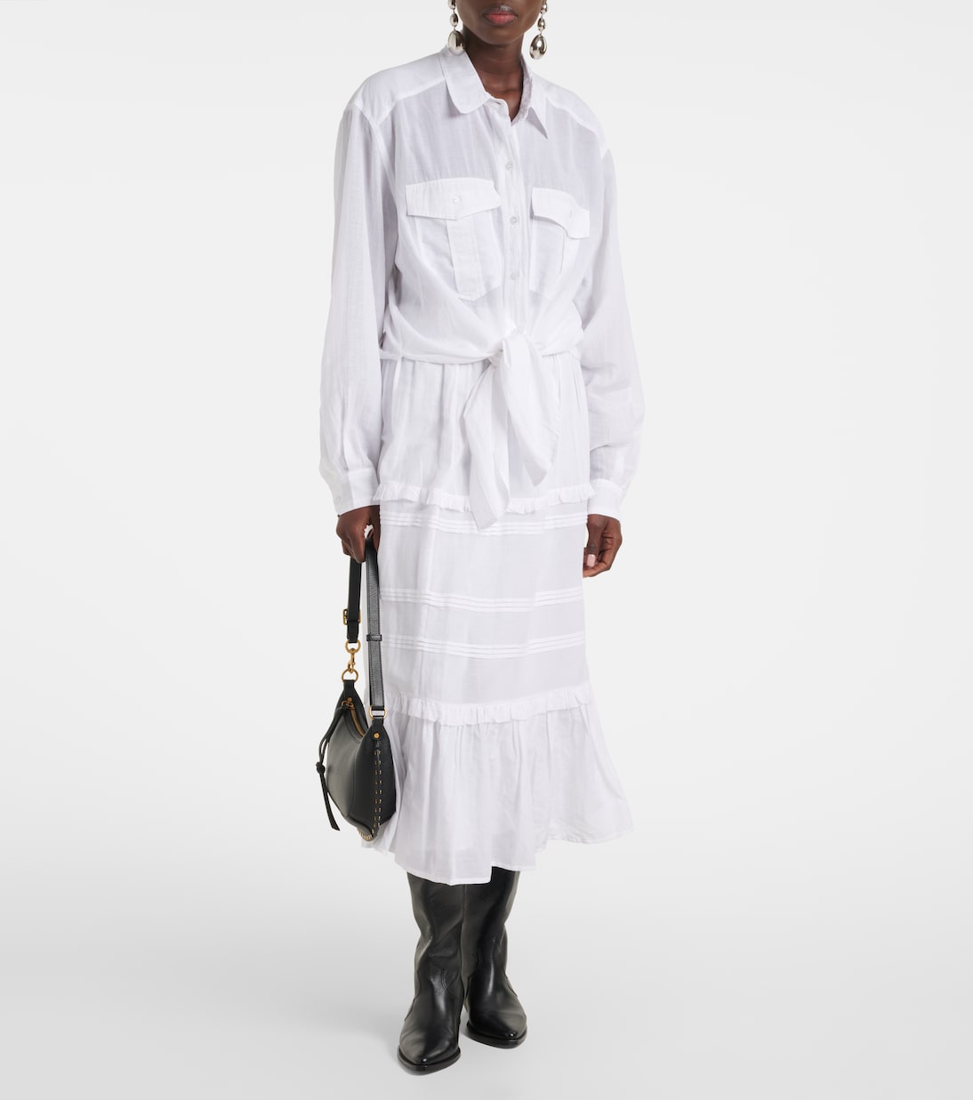 Bluse Nath aus einem Baumwollgemisch | Marant Etoile