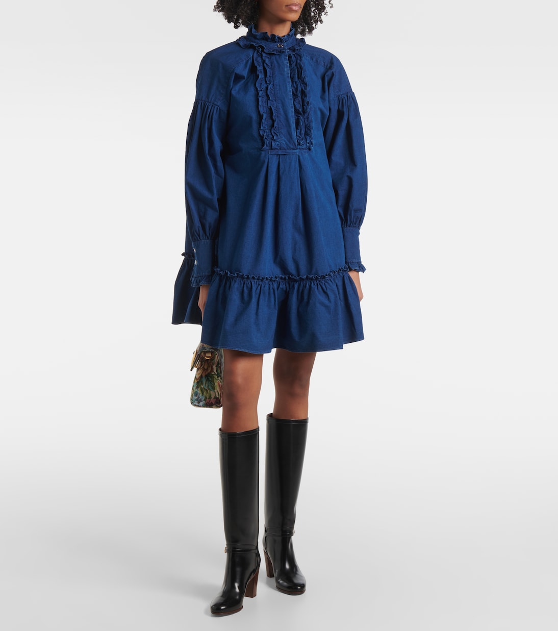 Minikleid aus Denim | Valentino