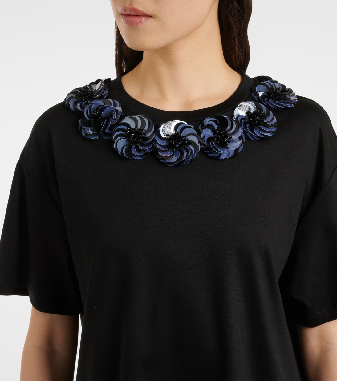 Verziertes Top Gennaio aus Jersey | Max Mara