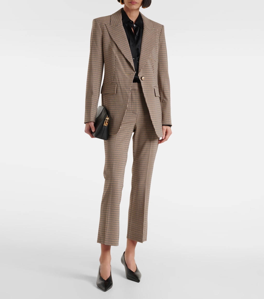 High-Rise Cropped-Hose Arte | Veronica Beard