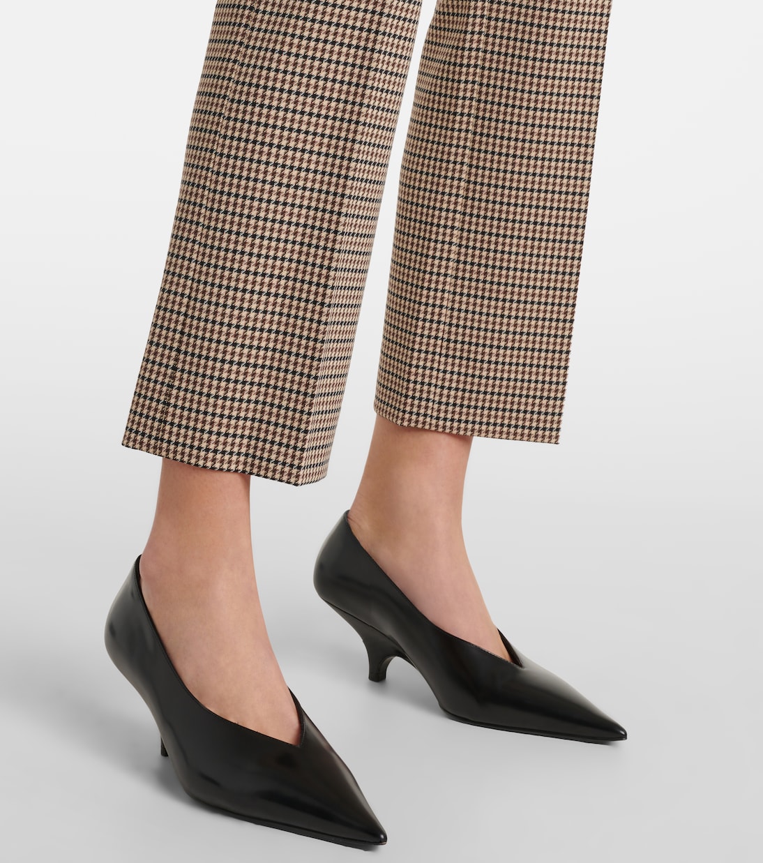 High-Rise Cropped-Hose Arte | Veronica Beard