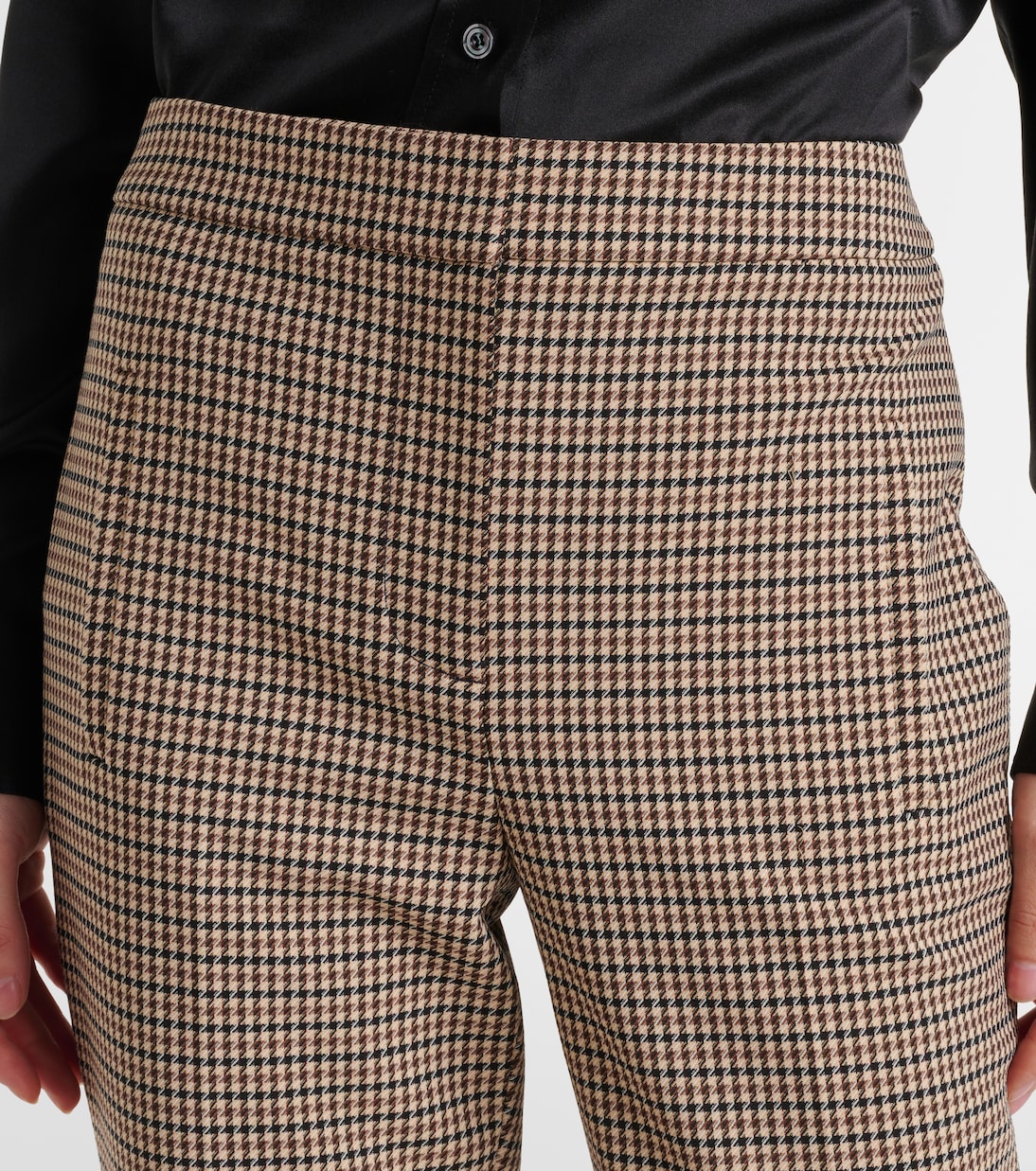 High-Rise Cropped-Hose Arte | Veronica Beard