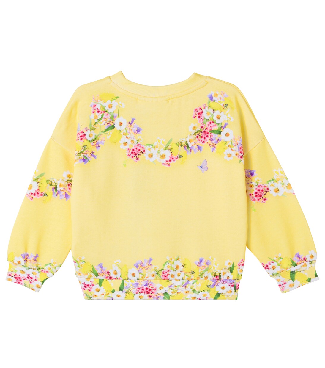 Maxi printed cotton sweatshirt | Molo