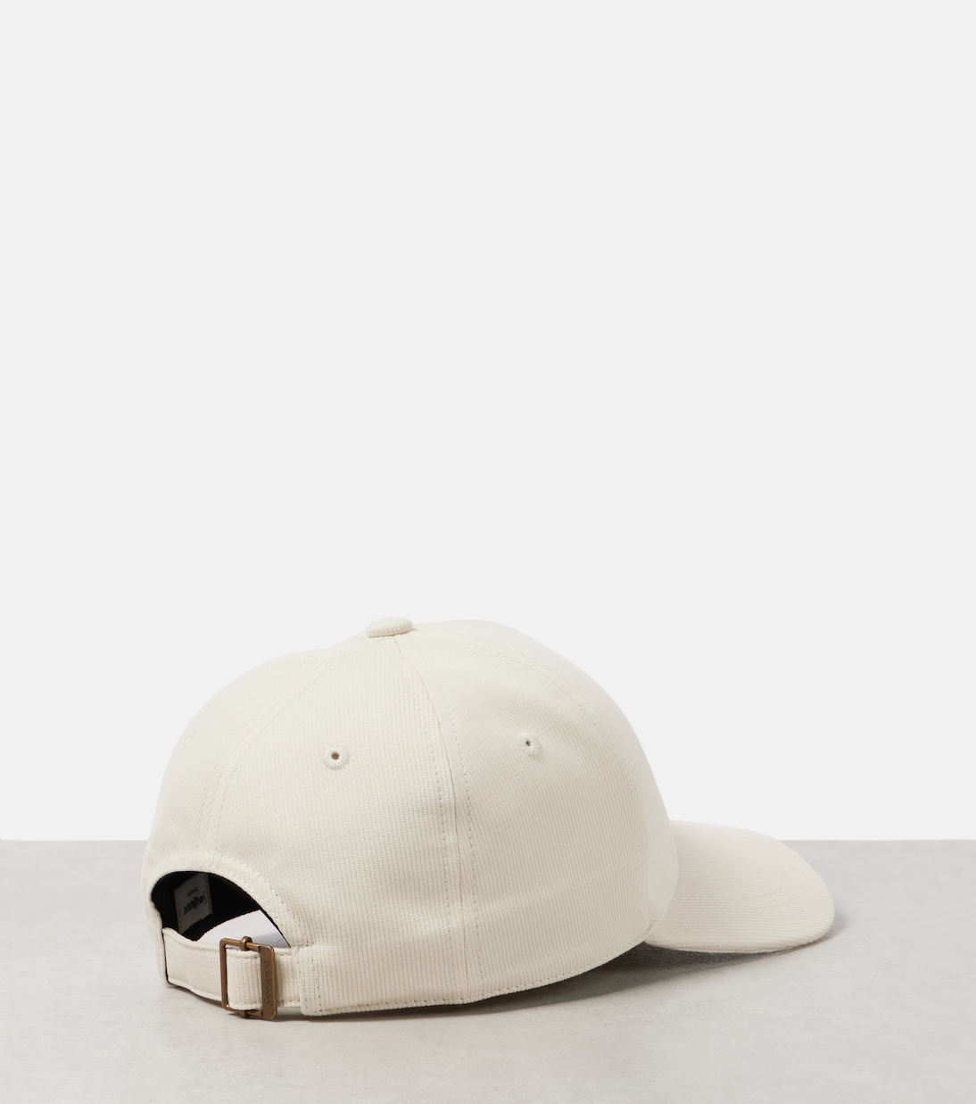Logo embroidered corduroy baseball cap | Saint Laurent