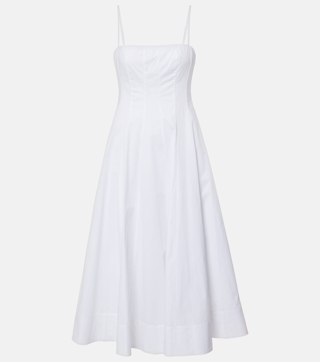 Robe midi Wylie en coton | Staud